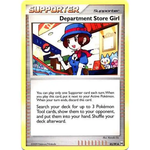 Pokemon Trading Card Game Platinum Arceus Uncommon Department Store Girl #85