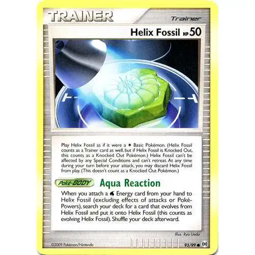 Pokemon Trading Card Game Platinum Arceus Common Helix Fossil #93