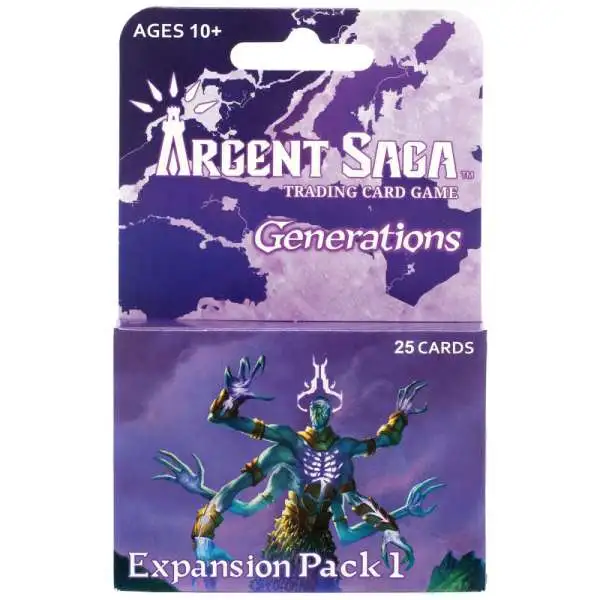 Argent Saga Trading Card Game Generations Expansion Pack 1 [25 Cards]