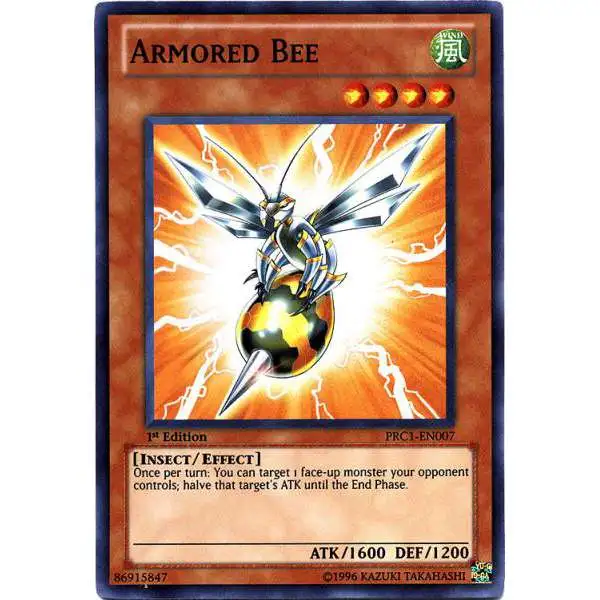 YuGiOh 2012 Premium Collector Tin Super Rare Armored Bee PRC1-EN007