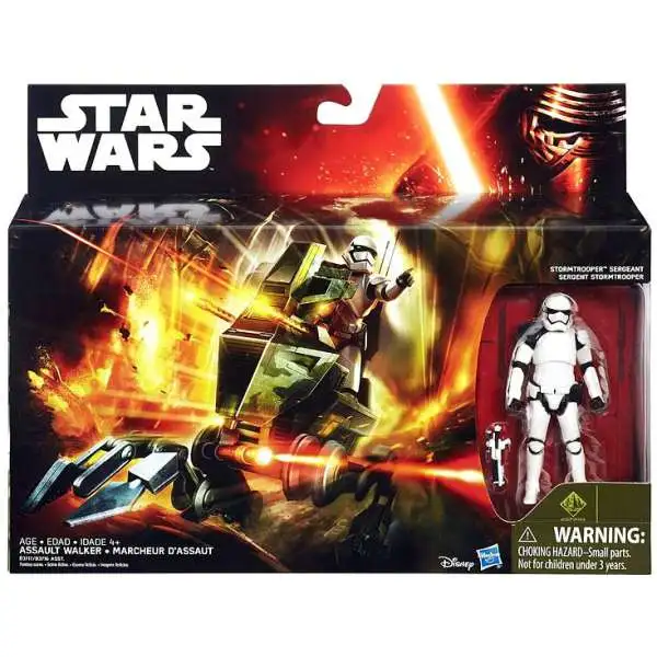 Star Wars The Force Awakens Assault Walker with Stormtrooper Sergeant 3.75-Inch Vehicle & Figure [Class I]