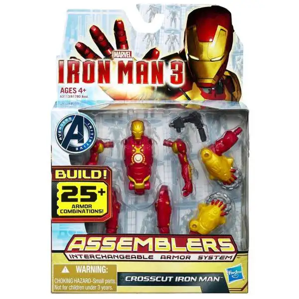 Iron Man 3 Assemblers Crosscut Iron Man Action Figure [Damaged Package]