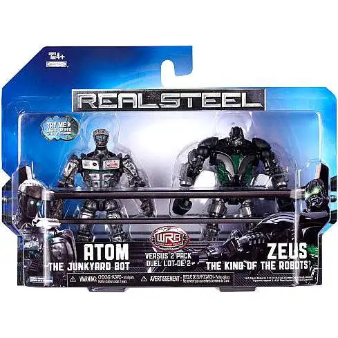 Real Steel Atom vs. Zeus Action Figure 2-Pack Jakks Pacific - ToyWiz