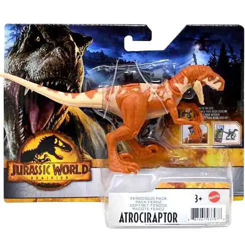 Jurassic World Dominion Ferocious Pack Atrociraptor Action Figure [Orange]