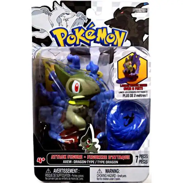 Pokemon Black & White Series 2 Attack Axew Figure