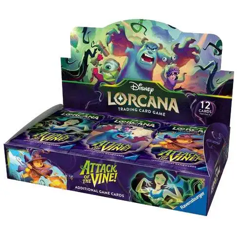 how many packs in lorcana booster box Disney TCG pull rates from Walmart sealed display contains 24 booster packs Booster Packs, Shimmering SkiesDisney Lorcana
