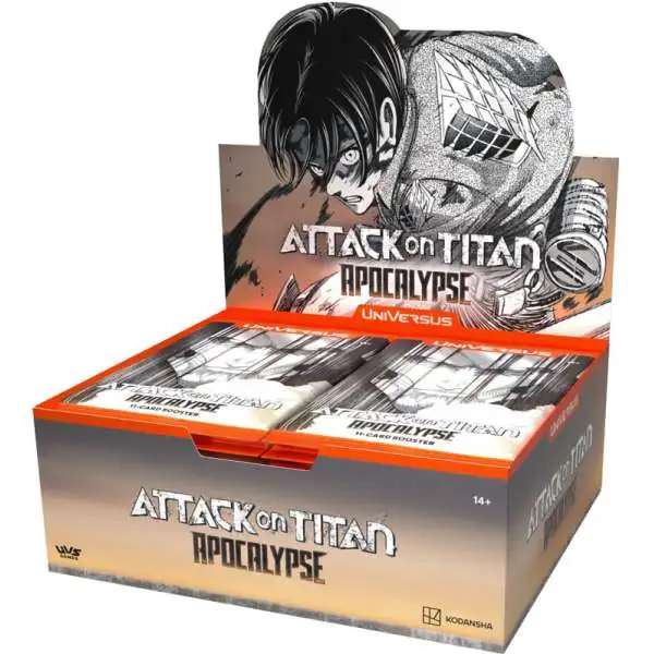 Universus CCG Attack on Titan Apocalypse Booster Box [24 Packs]