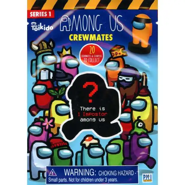 Among Us Crewmate Stampers Series 1 Mystery Pack [1 RANDOM Figure, Bagged]