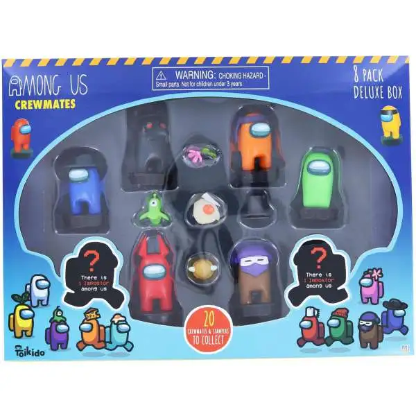 Among Us Crewmate Stampers Boxed 8-Pack [8 RANDOM Figures]