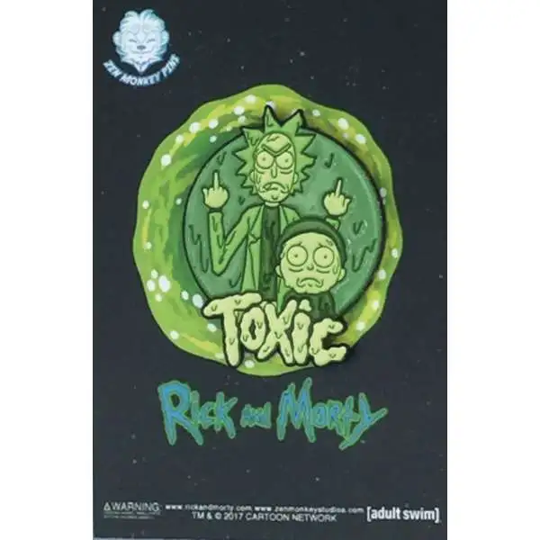 Toxic Rick & Morty 1.5-Inch Enamel Pin