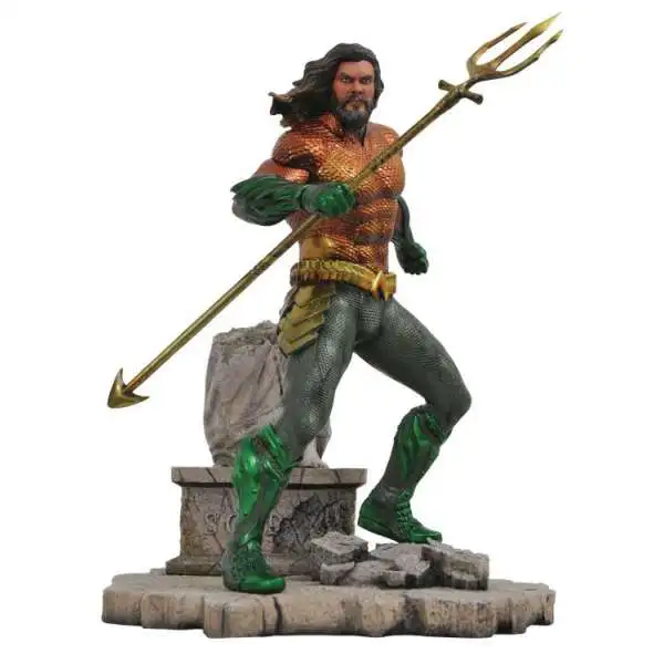 DC Aquaman 9-Inch Gallery PVC Statue [Movie Version, Damaged Package]