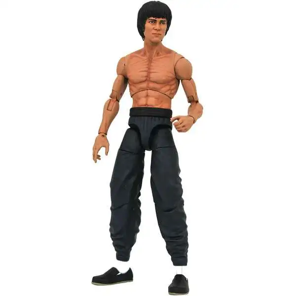 Game of Death Select Bruce Lee Action Figure [Shirtless]