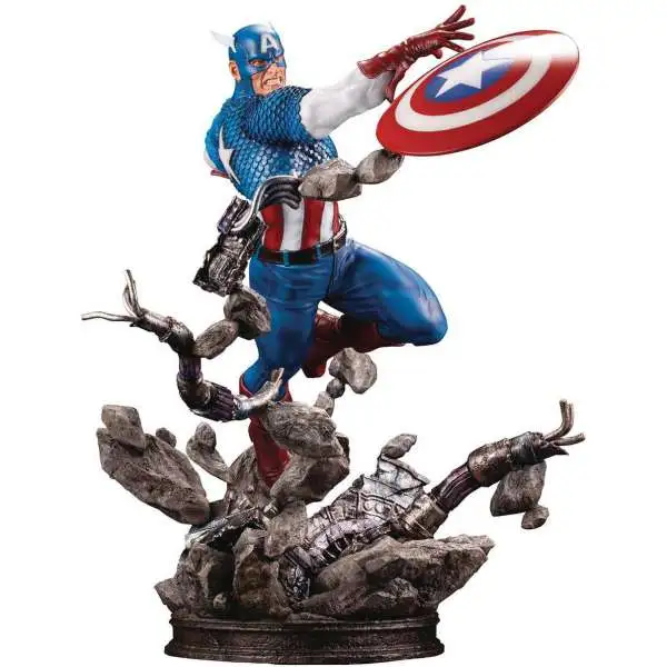 Marvel Avengers Fine Art Captain America 7-Inch Limited Edition Statue