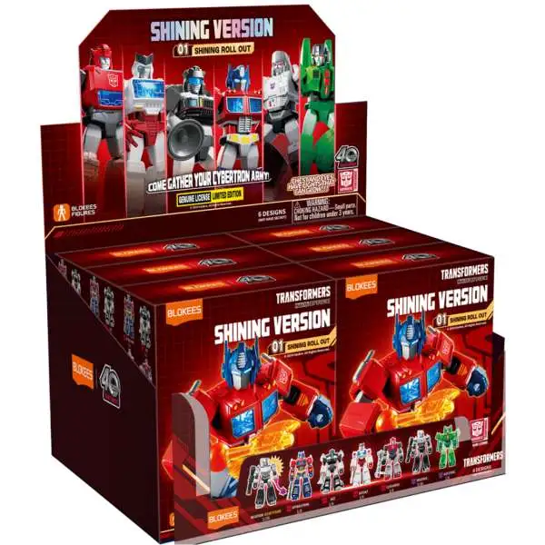 Transformers Shining Version 01 Shining Roll Out Mystery Box SV 01 [6 Model Kit Packs]