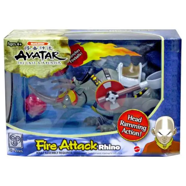 Avatar the Last Airbender Fire Attack Rhino [Damaged Package]