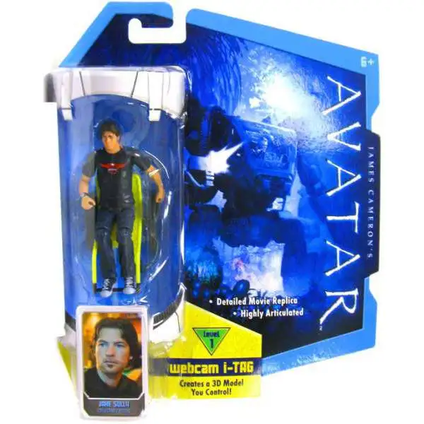 James Cameron's Avatar Jake Sully Action Figure [Long Hair, Damaged Package]