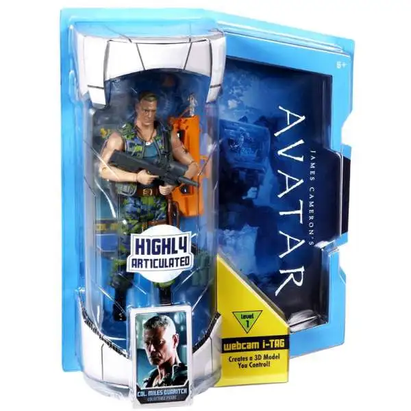 James Cameron's Avatar Deluxe Colonel Miles Quaritch Action Figure [Damaged Package]