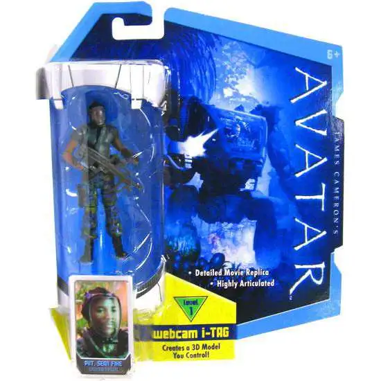 James Cameron's Avatar Private Sean Fike Action Figure [Face Mask]