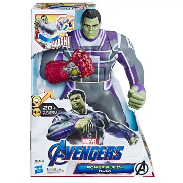 Marvel Avengers Endgame Power Punch Hulk Action Figure