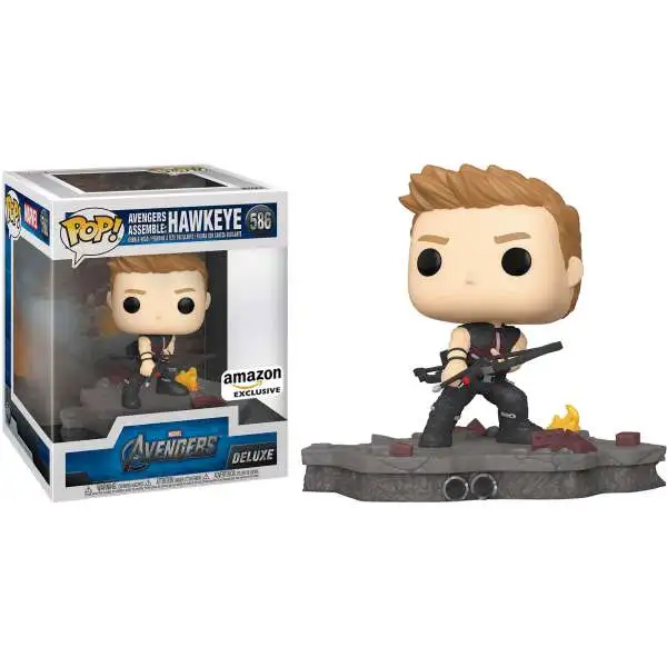 Funko Avengers POP! Marvel Hawkeye Exclusive Deluxe Vinyl Figure #586 [Avengers Assemble, #3]