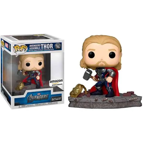 Funko Avengers POP! Marvel Thor Exclusive Deluxe Vinyl Figure #587 [Avengers Assemble, #4]
