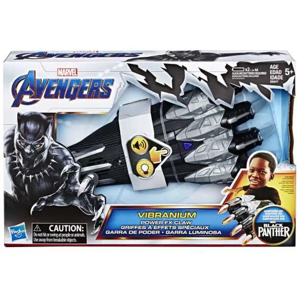 Marvel Avengers Endgame Black Panther Vibranium Power FX Claw Roleplay Toy