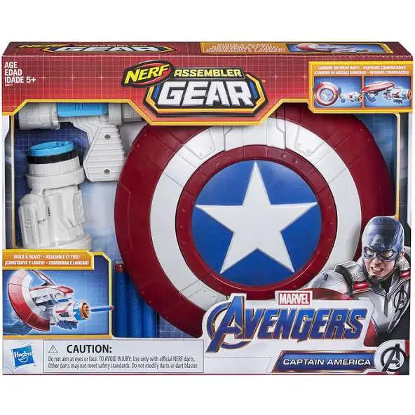 Marvel Avengers Endgame Nerf Captain America Assembler Gear