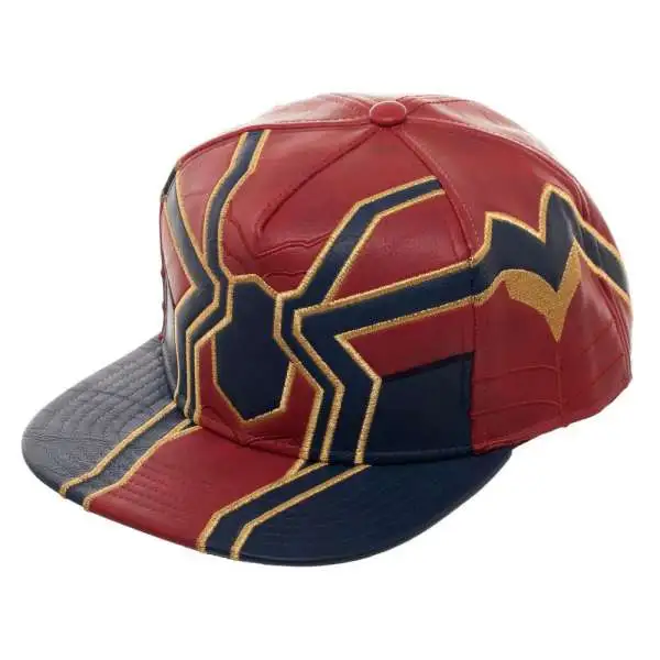 Marvel Avengers Infinity War Iron Spider Suit Up PU Snapback Cap
