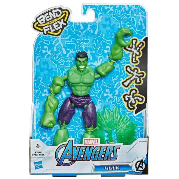 Marvel Avengers Bend & Flex Hulk Action Figure [2021]