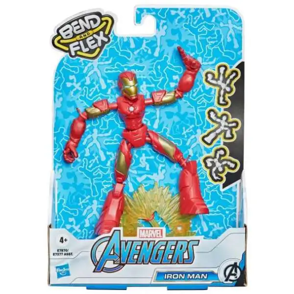 Marvel Avengers Bend & Flex Iron Man Action Figure [2021]