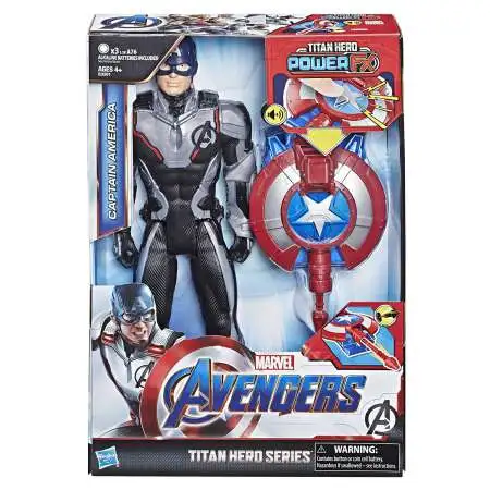 Marvel Avengers Endgame Titan Hero Series Power FX 2.0 Captain America Action Figure