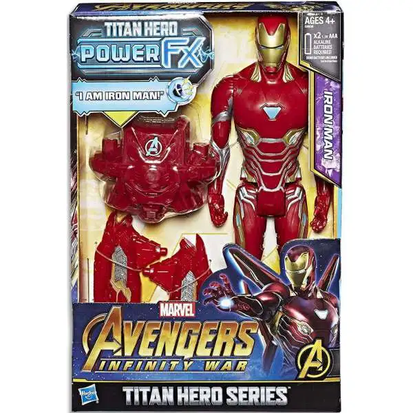 Marvel Avengers Infinity War Titan Hero Series Power FX Iron Man Action Figure