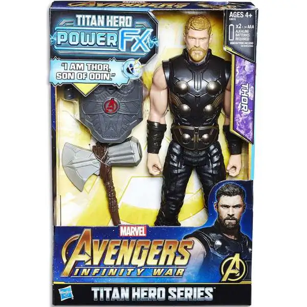 Marvel Avengers Infinity War Titan Hero Series Power FX Thor Action Figure