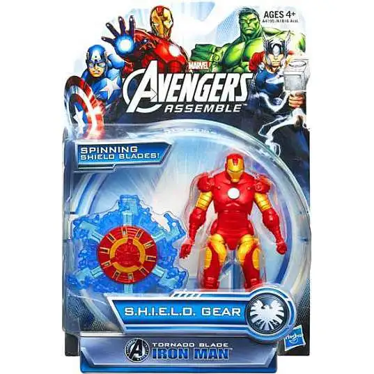 Marvel Avengers Assemble SHIELD Gear Tornado Blade Iron Man Action Figure