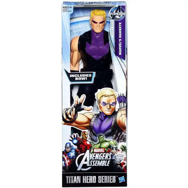 Marvel Avengers Assemble Titan Hero Series Hawkeye Action Figure