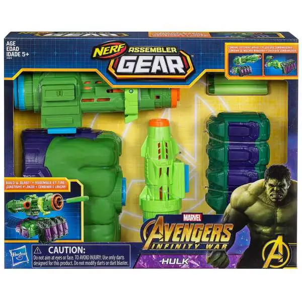 Marvel Avengers Infinity War Nerf Hulk Assembler Gear