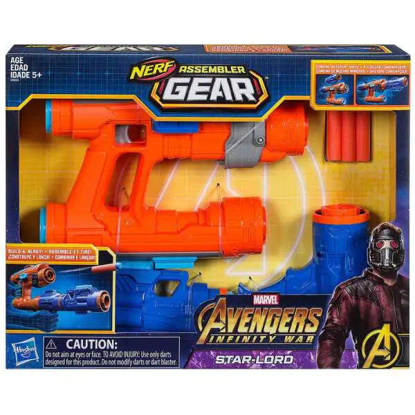 Marvel Avengers Infinity War Nerf Star-Lord Assembler Gear