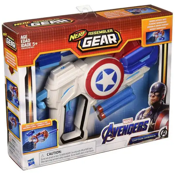 Marvel Avengers Endgame Nerf Captain America Assembler Gear Upgrades