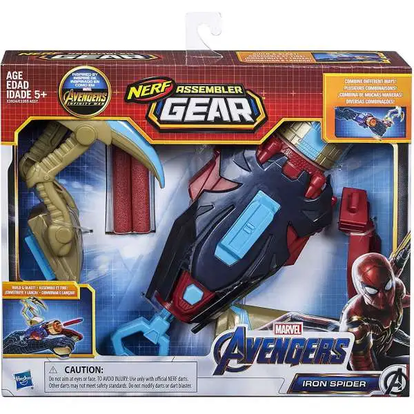 Marvel Avengers Endgame Nerf Iron Spider Assembler Gear Upgrades