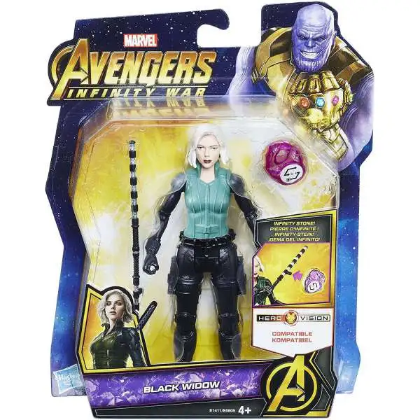 Marvel Avengers Infinity War Black Widow Action Figure [with Stone]