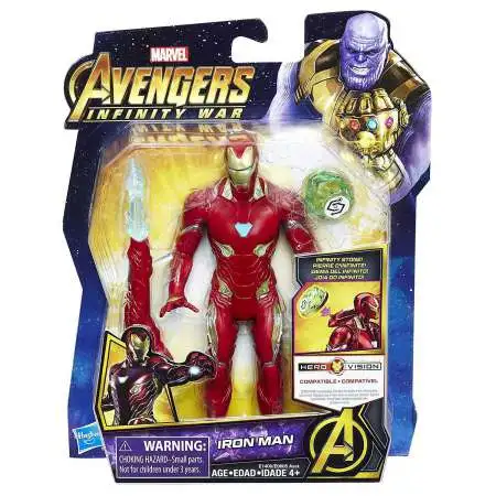 Marvel Avengers Infinity War Iron Man Action Figure [with Stone]
