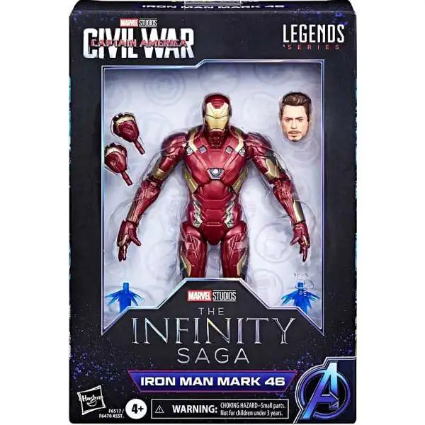 Avengers The Infinity Saga Marvel Legends Iron Man Mark 46 Action Figure [Captain America Civil War]