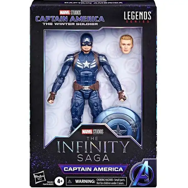 Avengers The Infinity Saga Marvel Legends Captain America Action Figure [The Winter Soldier]