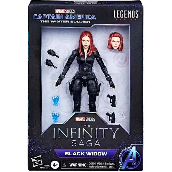 Avengers The Infinity Saga Marvel Legends Black Widow Action Figure [The Winter Soldier]