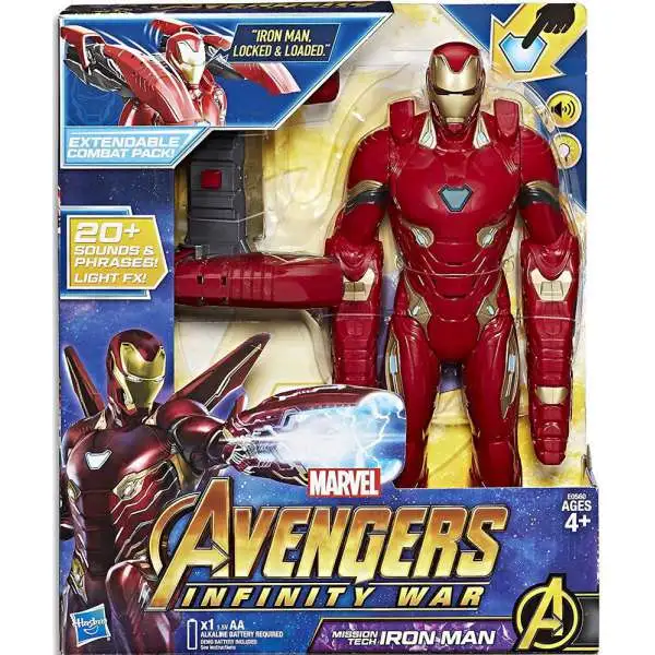 Marvel Avengers Infinity War Mission Tech Iron Man Action Figure