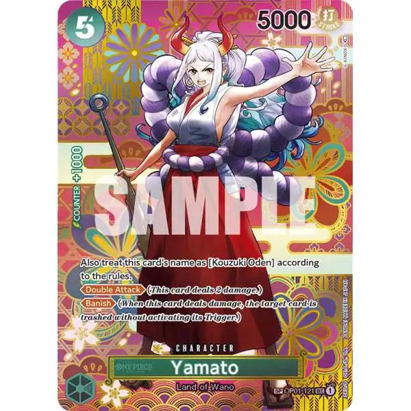 One Piece Trading Card Game Awakening of the New Era SP Rare Yamato OP01-121