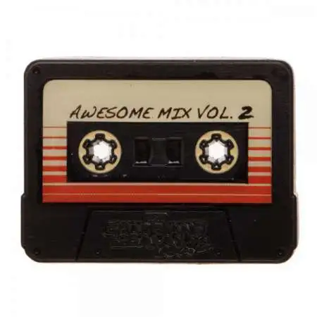 Marvel Guardians of the Galaxy Awsome Mix Vol.2 Cassette Tape Lapel Pin Apparel