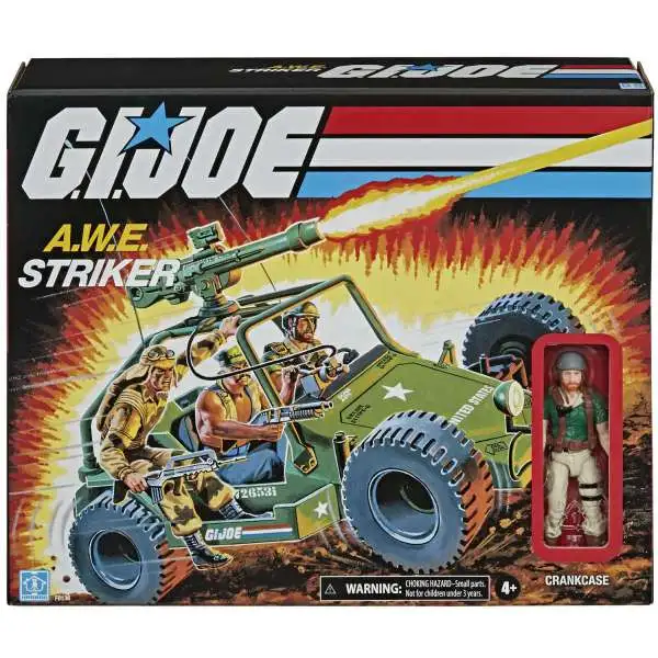 GI Joe Retro Collection A.W.E. Striker Exclusive Vehicle & Action Figure [with Crankcase]