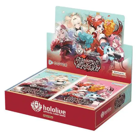 hololive tcg booster box Trading Card Game Enchant Regalia Ayakashi Vermillion hOCG-hBP06e 12 Packs BushiRoad ・Build your very own deck by combining cards with the Start Deck Hololive Ayakashi Vermilion Booster Box