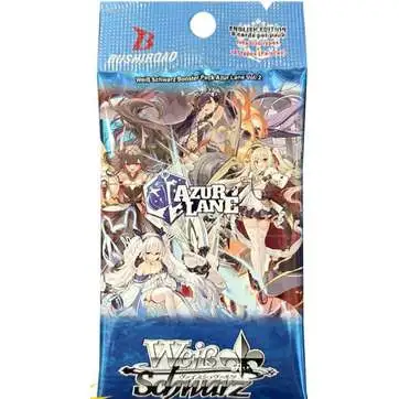 Weiss Schwarz Trading Card Game Azur Lane Volume 2 Booster Pack [8 Cards]